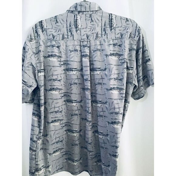 North River Men’s Shirt Fishing Button Down Short Sleeve Size M - Picture 3 of 4